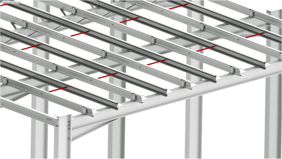 Anti sag support for flat roofs Duggan Steel Group